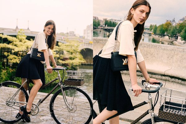 Istražite gradske ulice u stilu sa biciklom Louis Vuitton
