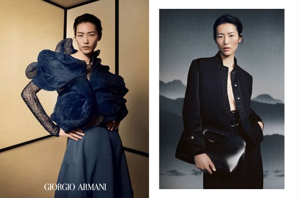 Liu Wen pozira u Giorgio Armani kampanji za jesen/zimu 2021