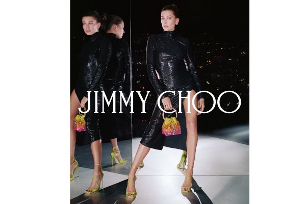 Hejli Biber blista u novoj Jimmy Choo reklamnoj kampanji
