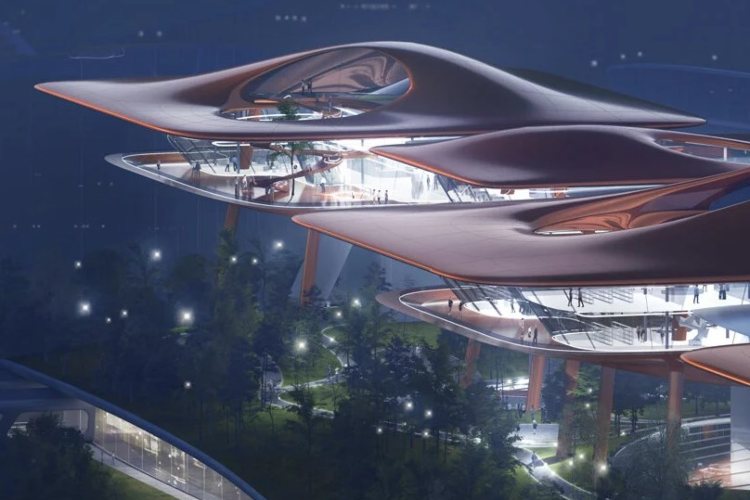 "Futuristički" trajektni terminal u Kini izgleda kao kosmodrom iz naučno-fantastičnog filma