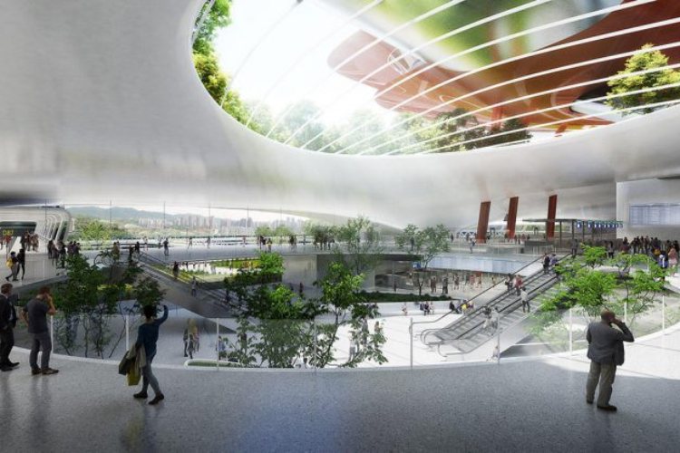"Futuristički" trajektni terminal u Kini izgleda kao kosmodrom iz naučno-fantastičnog filma