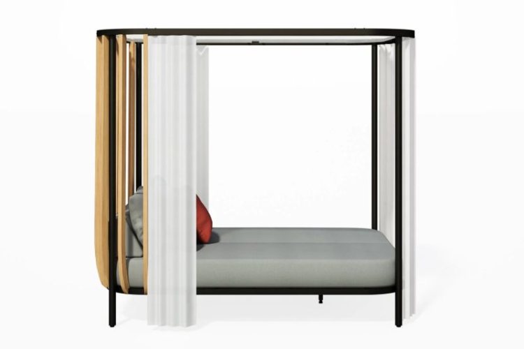 Swing Lounge krevet sa zavesama dizajniran za trenutke opuštanja