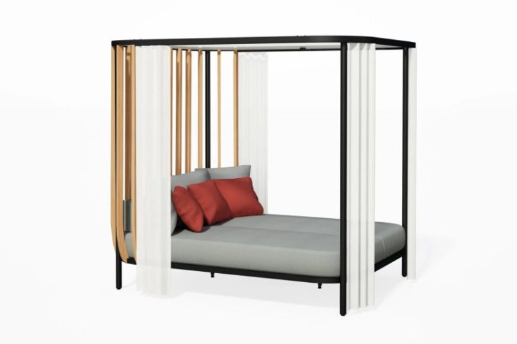 Swing Lounge krevet sa zavesama dizajniran za trenutke opuštanja