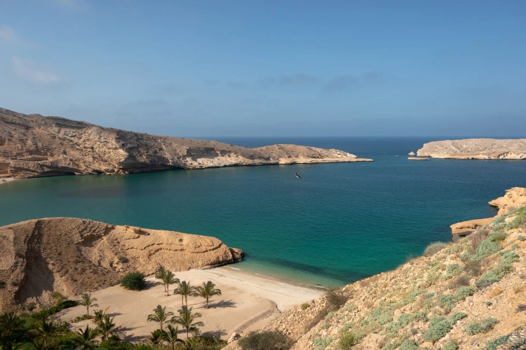 Pogled na plažu iz hotela