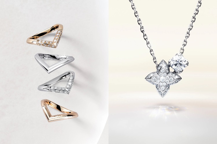Prstenje i ogrlica iz kolekcije LV Diamonds
