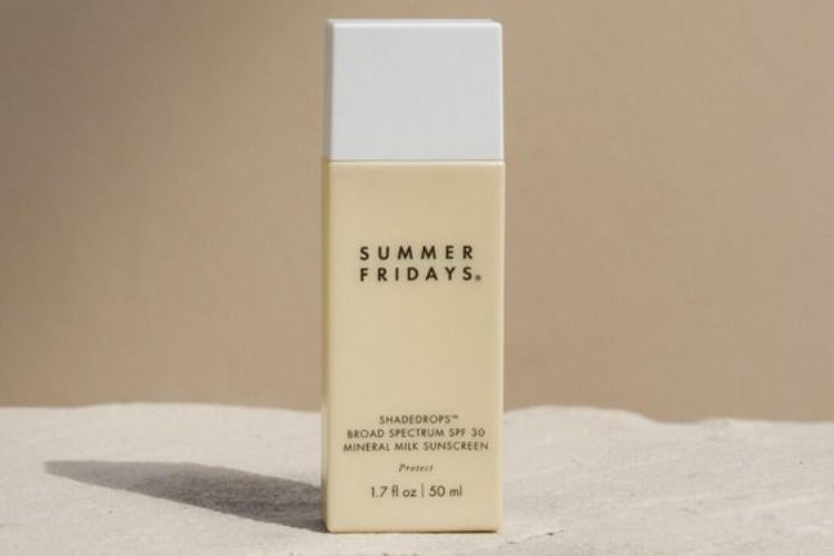 Summer Fridays Shade Drops SPF 30 Mineral Milk Sunscreen