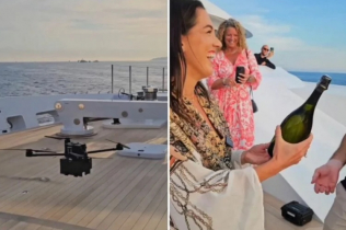 Samo u Monaku: Dron dostavlja bocu šampanjca Dom Pérignon od $440 i kavijar na superjahtu