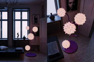 Mistična Dif lampa inspirisana vaskularnim sistemom