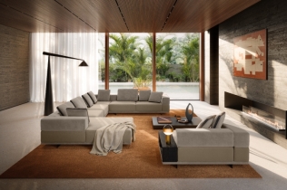 Busnelli Regolo: Sofa sa stavom – modularni manifest dizajna Fabia Novembra