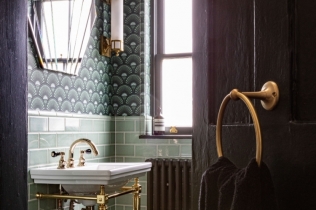 Art Deco kupatila: Povratak glamura kroz tapete Divine Savages