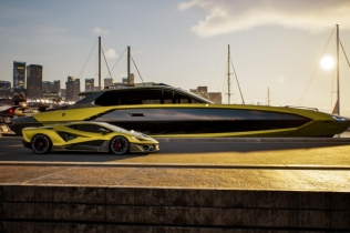 Žuti bolid na talasima: Lamborghini 101FT stigao da zapali more