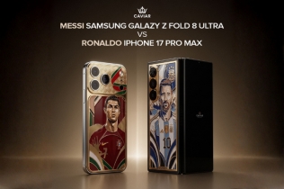 Caviar slavi Mesija i Ronalda luksuznim iPhone i Samsung telefonima optočenim zlatom