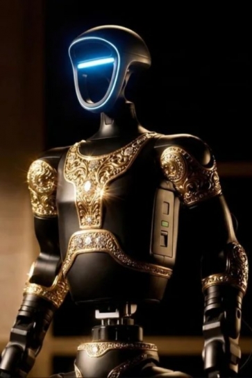 Aladin od zlata i dijamanata: luksuzni humanoidni robot za palate, a ne fabrike